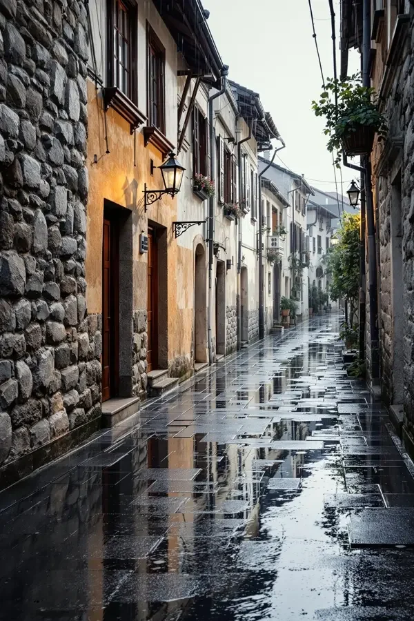雨后的老街 - 都市电影网